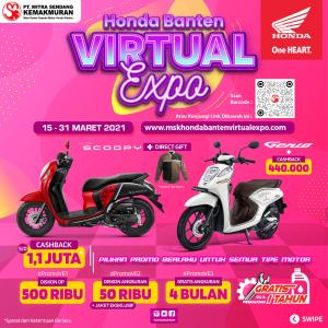 PT. Mitra Sendang Kemakmuran Ajak Konsumen Beli Sepeda Motor Honda Di Honda Banten Virtual Exhibition